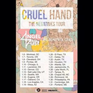cruel hand tour poster