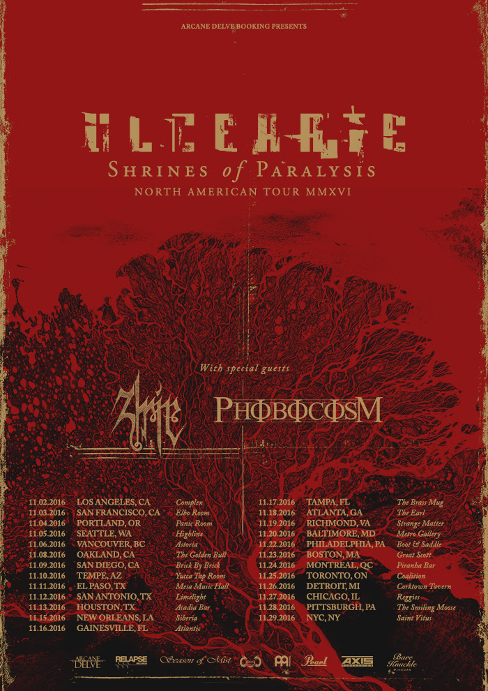 ulcerate tour 2022