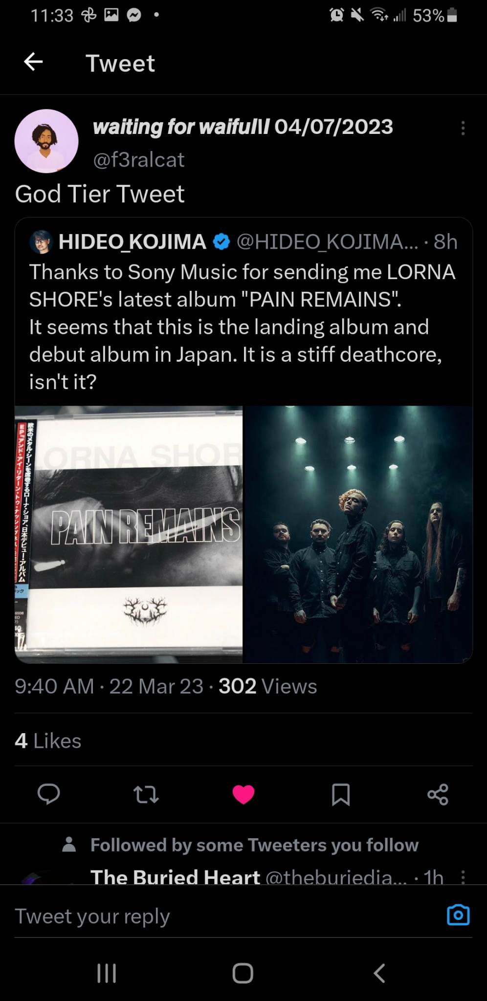 Legendary Video Game Designer HIDEO KOJIMA Is A LORNA SHORE Fan