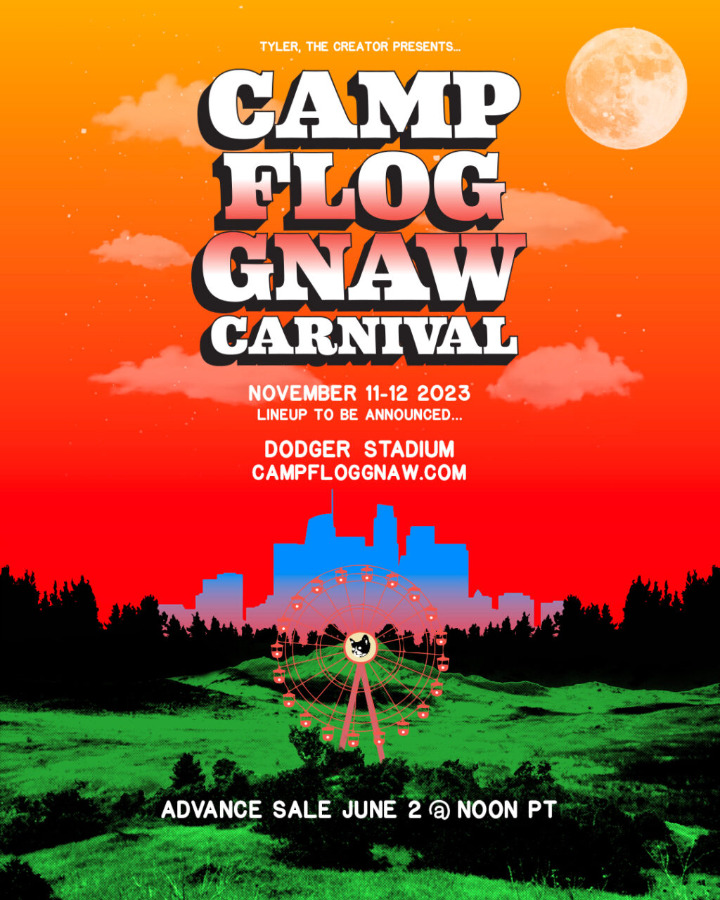 Tyler, The Creator's "Camp Flog Gnaw Carnival" to return this year at